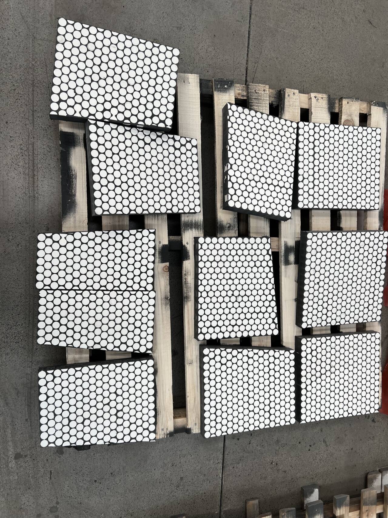 装车站料斗内衬耐磨陶瓷衬板